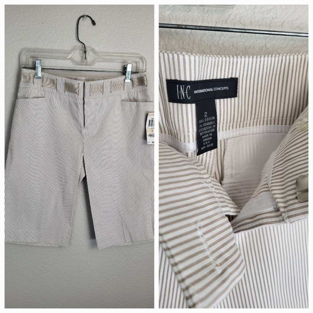 INC International Concepts Women's Dress Shorts Size 2 NWT